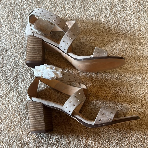 Chase + Chloe Pansy Studded Sandal Heel - Picture 5 of 8